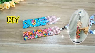 Ideas for sewing a really cool and easy pen bag! Teaching how to sew a coin purse |How to make coin