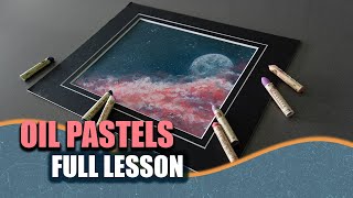 How to Blend Oil Pastels - Full Lesson