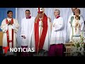 El papa Francisco celebra la misa en español durante su visita a Canadá