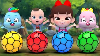 Color balls | Twinkle Twinkle Little Star +more Nursery Rhymes & Kids Songs | Kindergarten