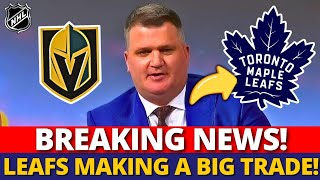 URGENT! MILLIONAIRE TRADE BETWEEN LEAFS AND KNIGHTS! NO ONE SAW THAT COMING! MAPLE LEAFS NEWS