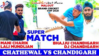 Chathewal(Mani Charik \u0026 Lali Mundlian) Vs Chandigarh City Cosco Cricket Mania