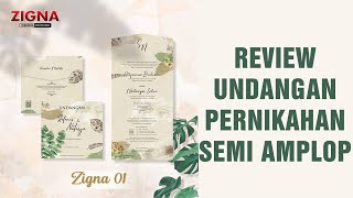 Unboxing dan Review Undangan Pernikahan Semi Amplop Simple