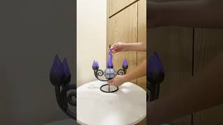 #limited Chandelure lamp unboxing 水晶燈火靈夜燈，真的跟照片一樣精緻！美美噠🤩 #pokemon #ポケモン