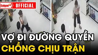 Chồng ngồi im để vợ 'ĐI ĐƯỜNG QUYỀN' trước mặt khiến dân mạng không nhịn được cười