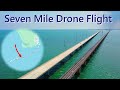 Flying over the Florida Keys - Seven Mile Bridge