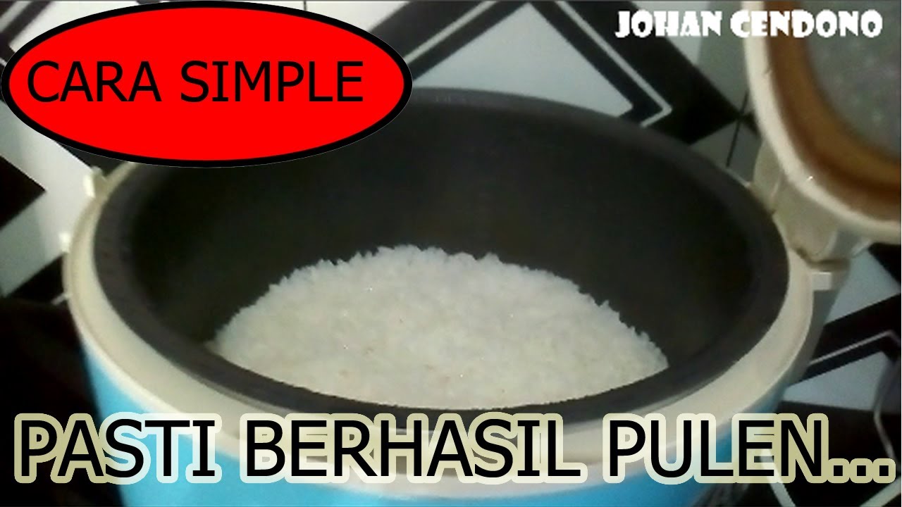 Cara Memasak Nasi Di Rice Cooker Cosmos - YouTube