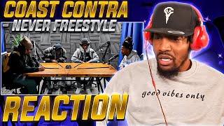 OMFG REAL HIP HOP! | COAST CONTRA - NEVER FREESTYLE (REACTION!!!)