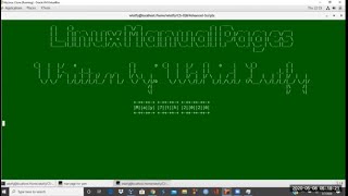 BASH GUI Shell Script to Generate UNIX/LINUX Manual Pages Using xterm, zenity and figlet