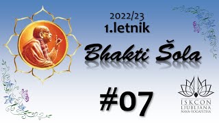 Bhakti šola-1.letnik:#07-S2.01-Druženje z bhaktami