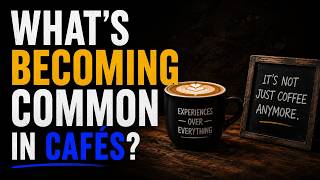 what's becoming common in cafés now!