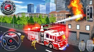 Fire Truck Driving Simulator - Rescue Fire Engine Driver - Android GamePlay