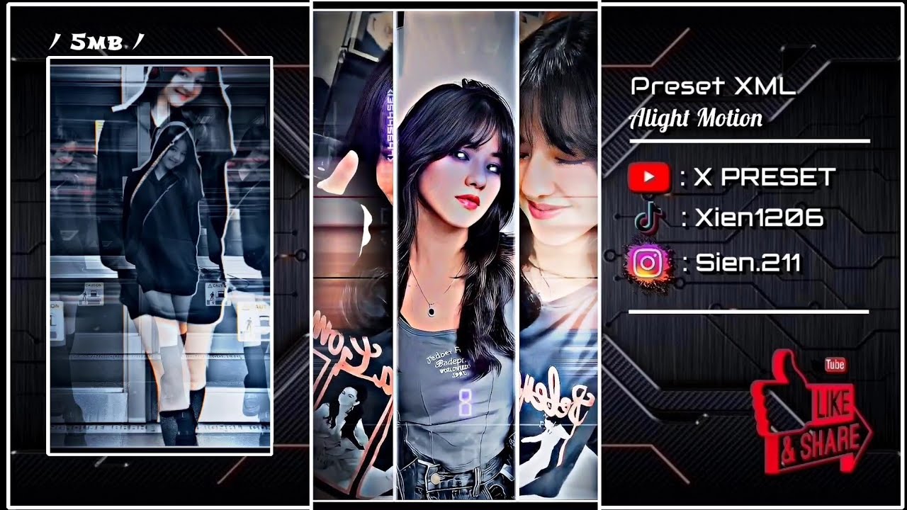Preset Alightmotion 1 Tahap Youtube