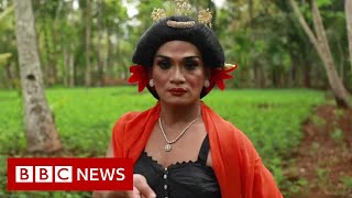 The traditional dance where men perform as women - BBC News