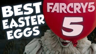 Far Cry 5 - The 5 BEST Easter Eggs in the Game! (PENNYWISE, PUBG, BIGFOOT!) | Far Cry 5 Easter Eggs