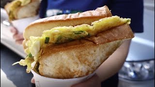 남대문시장 토스트 Toast with Ham, egg, Cheese(Namdaemun Market) / Korean street food [Yummy]