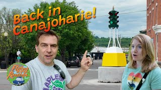 We drove to Canajoharie to see WATER and a LIGHT!