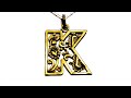 K Pendant Crafting: Metal Jewelry Tutorial - Preparing Metal Sheet & Engraving Work