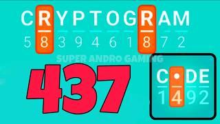 CRYPTOGRAM 437