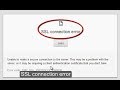 SSL connection error Google chrome - ERR_SSL_PROTOCOL_ERROR
