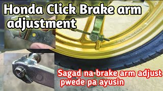 Honda Click/Vario Brake arm adjustment