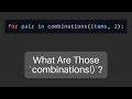 Python Itertools Combinations with Counter: Find Top Item Pairs