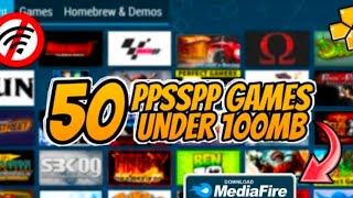 50 Best PPSSPP Games Under 100Mb | PSP Low Mb Games Highly Compressed