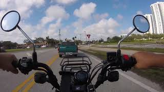 5 POV Riding Honda Trail 125 to The Beach and More.