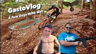 GastoVlog - A few days with AB - Training, Fishing, Wales \u0026 Dyfi Bike Park!