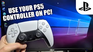 How to Connect a PS5 Controller to Your PC! *EASY* | SCG