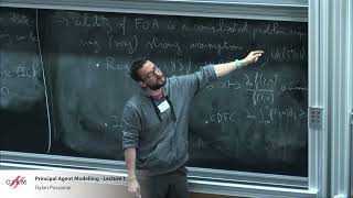 Dylan Possamaï: Principal Agent Modelling - lecture 1