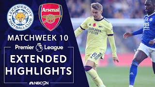 Leicester City v. Arsenal | PREMIER LEAGUE HIGHLIGHTS | 10/30/2021 | NBC Sports