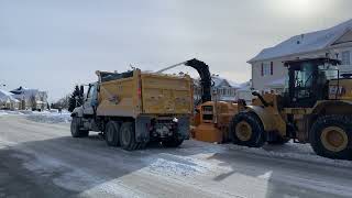 Snow removal compilation with LaRue Snow blowers