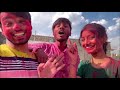 holi 2023 vlog 😍 best holi kheli es bar bhot color lgaya ❤