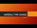 SAP MM S4HANA TRAINING||HOW TO CHANGE THE MATERIAL TYPE IN SAP S4HANA|REALTIME ISSUES IN SAP PROJECT