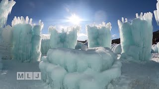 Ice Castle Opens in Lake George