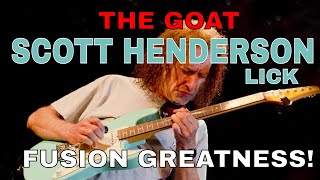 Breaking Down The GOAT Scott Henderson Lick