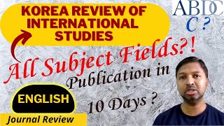 Christo Ananth - Korea Review of International Studies - 1226-4741 - ABDC - Genuine Review - English