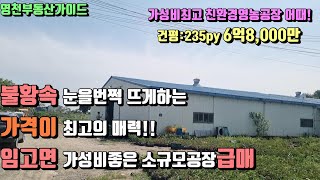 가성비좋은 소규모공장급매(928py)6억8,000만[매물번호344]/영천부동산가이드/영천부동산