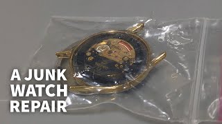 Repairing a vintage dress watch - Omega De Ville 1365