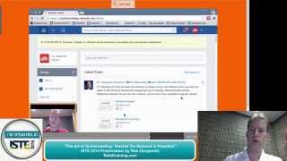 ISTE 2014 Workshop: The Art of Screencasting- Presented by Rob Zdrojewski