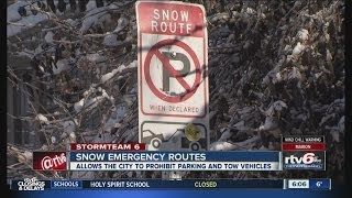 Snow emergency route ordinance allows city to ban parking