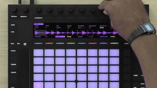 Learn Push 2: Sampling: Workflow overview
