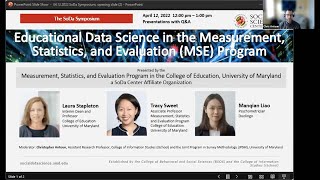 SoDa Symposium: Laura M. Stapleton, Tracy Sweet, and Manqian Liao- April 12, 2022 | UMD iSchool