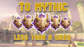 SPEEDRUN TO MYTHICC!!! | MOBILE LEGEND BANG BANG !