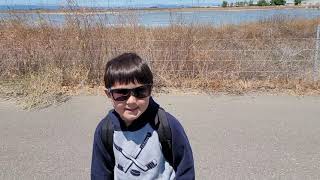 Graham goes fishing at Eden Landing Ecological Reserve