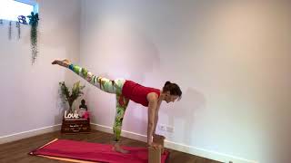 Triyoga: 10 min  standing strengthening sequence  with Dagmar Hirsch