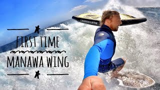 First time on Manawa with а wing /eng subs/