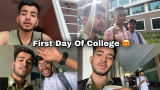 First Day Of College - Vlog| College Life Ka Pehla Din | Sandip Foundation | Udhav Sharma