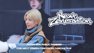 241208 ‘Next Zeneration’ NEXZ YUKI 유키 직캠 -BDM PUBLIC FANSIGN